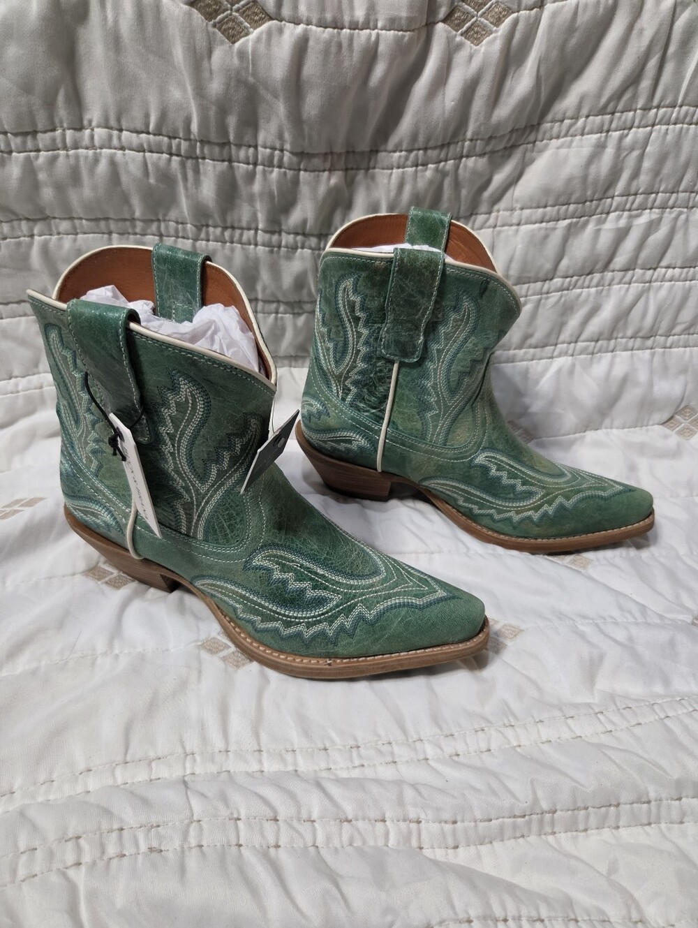 Buck & Brana Eleanor Leather Boots Size 8